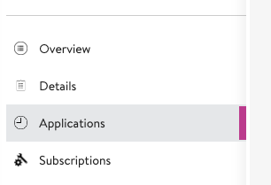 Created your key pair in the Waltrack dashboard